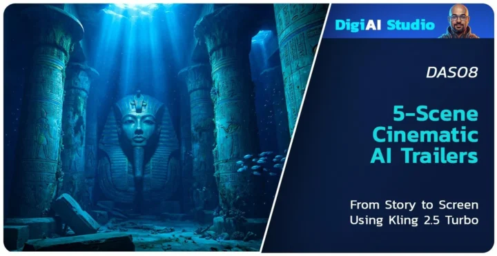 DAS08 | Cinematic AI Trailers Using Kling Canvas