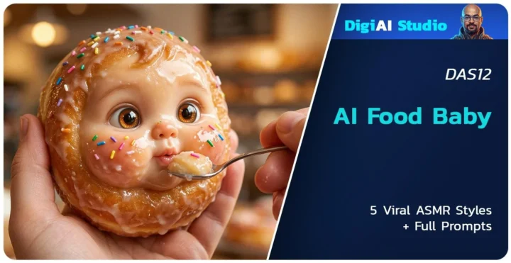 DAS12 | AI Food Baby: Viral ASMR Feeding Videos